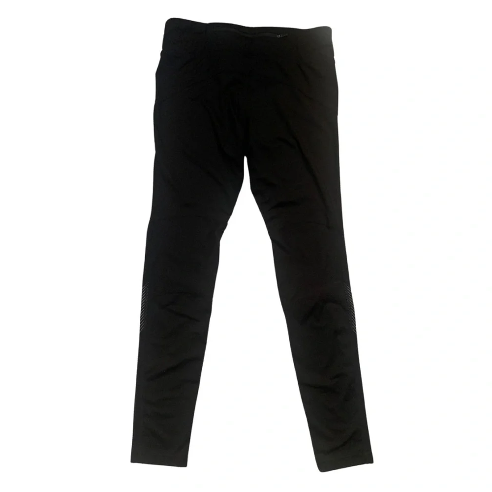 Nike Dri Fit Black Mid Rise Leggings Activewear Yoga Gym Athletic Athleisure